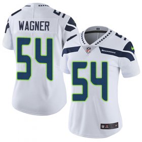 Wholesale Cheap Nike Seahawks #54 Bobby Wagner White Women\'s Stitched NFL Vapor Untouchable Limited Jersey