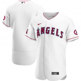 Wholesale Cheap Los Angeles Angels Men\'s Nike White Home 2020 Authentic Team MLB Jersey