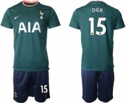 Wholesale Cheap Men 2020-2021 club Tottenham Hotspur away 15 green Soccer Jerseys