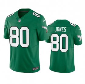 Men\'s Philadelphia Eagles #80 Julio Jones Green 2023 F.U.S.E. Throwback Vapor Untouchable Limited Football Stitched Jersey