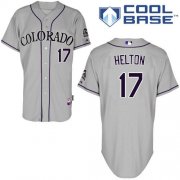 Wholesale Cheap Rockies #17 Todd Helton Grey Cool Base Stitched Youth MLB Jersey
