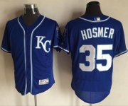 Wholesale Cheap Royals #35 Eric Hosmer Royal Blue Flexbase Authentic Collection Stitched MLB Jersey
