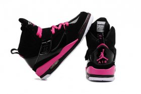 Wholesale Cheap Air Jordan 4.5 Retro Womens Girls Shoes black/pink