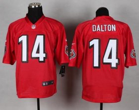 Wholesale Cheap Nike Bengals #14 Andy Dalton Red Men\'s Stitched NFL Elite QB Practice Jersey