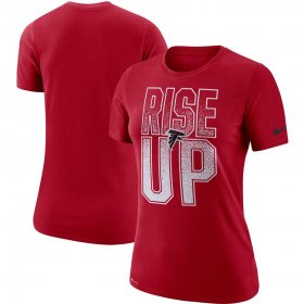 Wholesale Cheap Atlanta Falcons Nike Women\'s Local Verbiage Performance T-Shirt Red