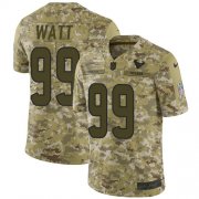 Wholesale Cheap Nike Texans #99 J.J. Watt Camo Men's Stitched NFL Limited 2018 Salute To Service Jersey