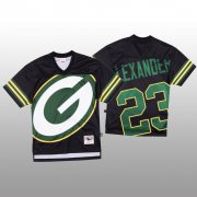 Wholesale Cheap NFL Green Bay Packers #23 Jaire Alexander Black Men's Mitchell & Nell Big Face Fashion Limited NFL Jersey