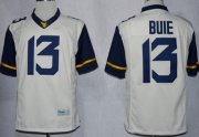 Wholesale Cheap West Virginia Mountaineers #13 Andrew Buie 2013 White Limited Jersey