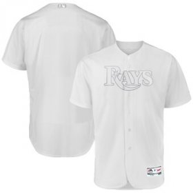 Wholesale Cheap Tampa Bay Rays Blank Majestic 2019 Players\' Weekend Flex Base Authentic Team Jersey White
