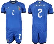 Wholesale Cheap Italy #2 Zappacosta Home Soccer Country Jersey