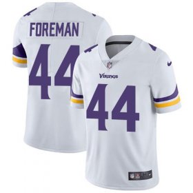 Wholesale Cheap Nike Vikings #44 Chuck Foreman White Men\'s Stitched NFL Vapor Untouchable Limited Jersey