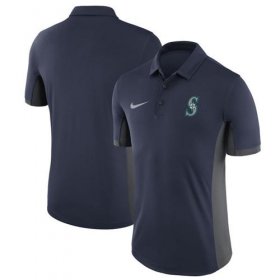 Wholesale Cheap Men\'s Seattle Mariners Nike Navy Franchise Polo