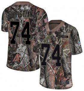Wholesale Cheap Nike Redskins #74 Geron Christian Camo Men\'s Stitched NFL Limited Rush Realtree Jersey