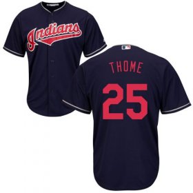 Wholesale Cheap Indians #25 Jim Thome Navy Blue New Cool Base Stitched MLB Jersey
