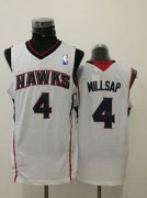 Wholesale Cheap Men's Atlanta Hawks #4 Paul Millsap White Swingman Jersey