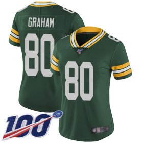 Wholesale Cheap Nike Packers #80 Jimmy Graham Green Team Color Women\'s Stitched NFL 100th Season Vapor Limited Jersey