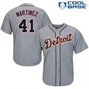 Wholesale Cheap Tigers #41 Victor Martinez Grey Cool Base Stitched Youth MLB Jersey