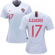 Wholesale Cheap Women's Portugal #17 G.Guedes Away Soccer Country Jersey