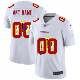 Wholesale Cheap Washington Redskins Custom White Men\'s Nike Team Logo Dual Overlap Limited NFL Jersey
