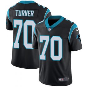 Wholesale Cheap Nike Panthers #70 Trai Turner Black Team Color Men\'s Stitched NFL Vapor Untouchable Limited Jersey