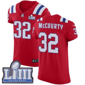 Wholesale Cheap Nike Patriots #32 Devin McCourty Red Alternate Super Bowl LIII Bound Men\'s Stitched NFL Vapor Untouchable Elite Jersey