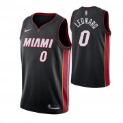 Wholesale Cheap Nike Heat #0 Meyers Leonard Icon Edition Men's Black NBA Jersey