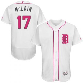 Wholesale Cheap Tigers #17 Denny McLain White Flexbase Authentic Collection Mother\'s Day Stitched MLB Jersey