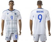 Wholesale Cheap Bosnia Herzegovina #9 Ibisevic Away Soccer Country Jersey