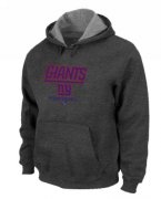 Wholesale Cheap New York Giants Critical Victory Pullover Hoodie Dark Grey