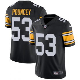 Wholesale Cheap Nike Steelers #53 Maurkice Pouncey Black Alternate Men\'s Stitched NFL Vapor Untouchable Limited Jersey