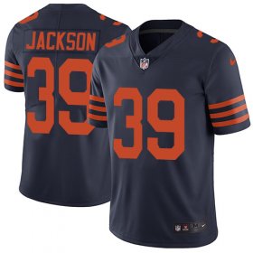 Wholesale Cheap Nike Bears #39 Eddie Jackson Navy Blue Alternate Men\'s Stitched NFL Vapor Untouchable Limited Jersey