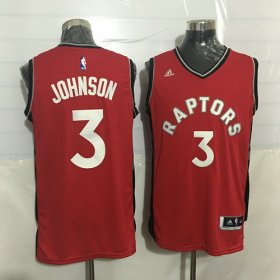 Wholesale Cheap Men\'s Toronto Raptors #3 James Johnson Red New NBA Rev 30 Swingman Jersey