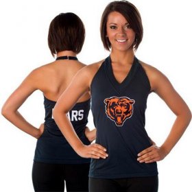 Wholesale Cheap Women\'s All Sports Couture Chicago Bears Blown Coverage Halter Top