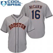 Wholesale Cheap Astros #16 Brian McCann Grey Cool Base Stitched Youth MLB Jersey