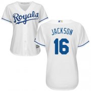 Wholesale Cheap Royals #16 Bo Jackson White Home Women's Stitched MLB Jersey