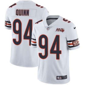 Wholesale Cheap Nike Bears #94 Robert Quinn White Men\'s Stitched NFL 100th Season Vapor Untouchable Limited Jersey
