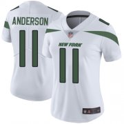 Wholesale Cheap Nike Jets #11 Robby Anderson White Women's Stitched NFL Vapor Untouchable Limited Jersey