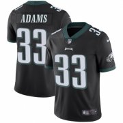 Wholesale Cheap Nike Eagles #33 Josh Adams Black Alternate Men's Stitched NFL Vapor Untouchable Limited Jersey