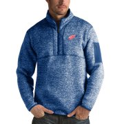 Wholesale Cheap Detroit Red Wings Antigua Fortune Quarter-Zip Pullover Jacket Blue