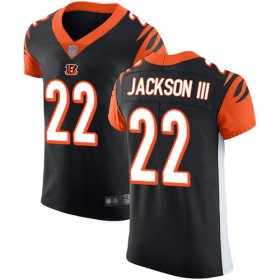 Wholesale Cheap Nike Bengals #22 William Jackson III Black Team Color Men\'s Stitched NFL Vapor Untouchable Elite Jersey