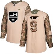 Wholesale Cheap Adidas Kings #9 Adrian Kempe Camo Authentic 2017 Veterans Day Stitched NHL Jersey