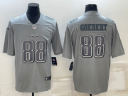Cheap Men's Philadelphia Eagles #88 Dallas Goedert Gray Atmosphere Fashion Stitched Jersey
