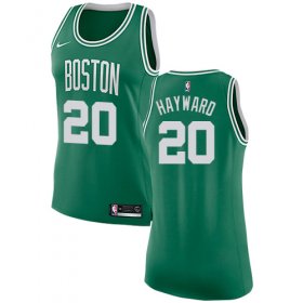Wholesale Cheap Nike Boston Celtics #20 Gordon Hayward Green Women\'s NBA Swingman Icon Edition Jersey