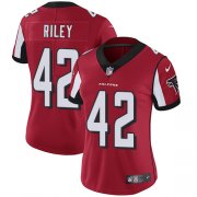 Wholesale Cheap Nike Falcons #42 Duke Riley Red Team Color Women's Stitched NFL Vapor Untouchable Limited Jersey