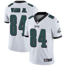 Wholesale Cheap Nike Eagles #84 Greg Ward Jr. White Men\'s Stitched NFL Vapor Untouchable Limited Jersey
