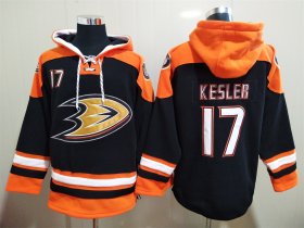 Wholesale Cheap Men\'s Hockey Anaheim Ducks #17 Ryan Kesler Black Hoodie