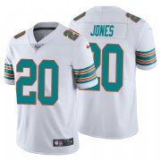 Wholesale Cheap Nike Dolphins #20 Reshad Jones White Alternate Men's Stitched NFL 100th Season Vapor Untouchable Limited Jersey