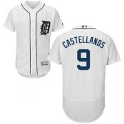 Wholesale Cheap Tigers #9 Nick Castellanos White Flexbase Authentic Collection Stitched MLB Jersey