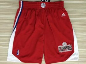 Wholesale Cheap Men\'s Los Angeles Clippers 2015-16 Red Short