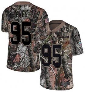 Wholesale Cheap Nike Chiefs #95 Chris Jones Camo Men\'s Stitched NFL Limited Rush Realtree Jersey